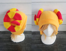 Load image into Gallery viewer, Custom Sheep Two-Toned Horns - Fleece Hat