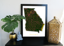 Load image into Gallery viewer, Georgia State Map Print