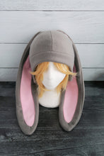 Load image into Gallery viewer, Mint Green Bunny Fleece Hat
