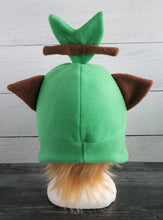 Load image into Gallery viewer, Pokemon Grookey cosplay costume hat Halloween costume Thwackey Rillaboom shiny Grookey 
