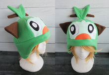 Load image into Gallery viewer, Pokemon Grookey cosplay costume hat Halloween costume Thwackey Rillaboom shiny Grookey
