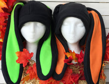 Load image into Gallery viewer, Halloween Bunny Fleece Hat