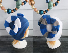 Load image into Gallery viewer, Hanukkah Horns Fleece Hat
