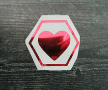 Load image into Gallery viewer, Hex Heart - Decal/Vinyl Sticker
