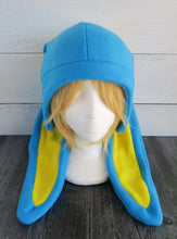 Load image into Gallery viewer, Hoppin Animal Crossing cosplay costume Bunny Fleece Hat New Horizons