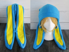 Load image into Gallery viewer, Hoppin Animal Crossing cosplay costume Bunny Fleece Hat New Horizons