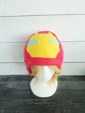 Load image into Gallery viewer, Red Helmet Fleece Hat