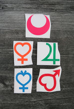 Load image into Gallery viewer, SET of 5 - Inner Planet - Decals/Stickers