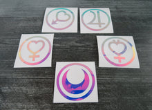 Load image into Gallery viewer, SET of 5 - Inner Planet - Decals/Stickers