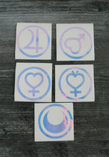 Load image into Gallery viewer, SET of 5 - Inner Planet - Decals/Stickers