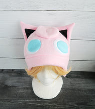 Load image into Gallery viewer, Pokemon Jigglypuff cosplay costume hat Halloween costume Wigglytuff Igglybuff shiny Jigglypuff
