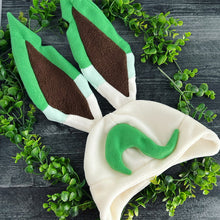 Load image into Gallery viewer, Pokemon Leafeon cosplay costume hat Halloween costume Eevee Glaceon shiny Leafeon