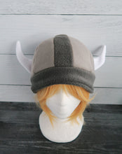 Load image into Gallery viewer, Custom Vikings Helmet Fleece Hat