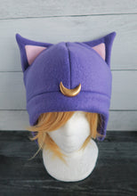 Load image into Gallery viewer, luna Sailor Moon cosplay costume cat Fleece Hat Artemis serena Usagi