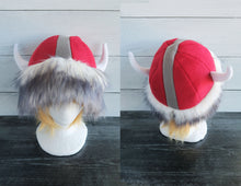 Load image into Gallery viewer, Custom Vikings Helmet Fleece Hat