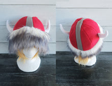Load image into Gallery viewer, Custom Vikings Helmet Fleece Hat