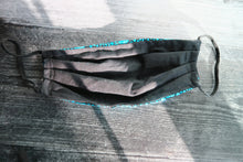 Load image into Gallery viewer, Blue Snake Skin Face Mask - Washable