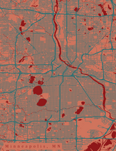Load image into Gallery viewer, Custom City Map Print