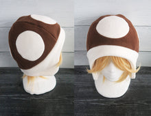 Load image into Gallery viewer, Mushroom and Toad Fleece Hat