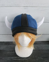 Load image into Gallery viewer, Custom Vikings Helmet Fleece Hat