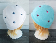 Load image into Gallery viewer, Star Fleece Hat - Metal Stars