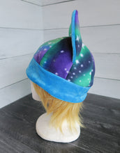 Load image into Gallery viewer, Northern Lights Cat Fleece Hat - Sherpa Hat
