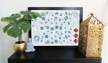 Load image into Gallery viewer, Windwaker Ocean Currents Map Print