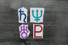 Load image into Gallery viewer, SET of 4 - Outer Planet - Decals/Stickers