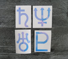 Load image into Gallery viewer, SET of 4 - Outer Planet - Decals/Stickers