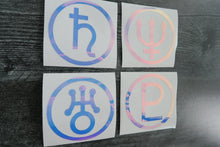 Load image into Gallery viewer, SET of 4 - Outer Planet - Decals/Stickers