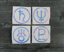 Load image into Gallery viewer, SET of 4 - Outer Planet - Decals/Stickers