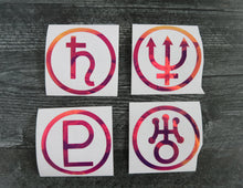 Load image into Gallery viewer, SET of 4 - Outer Planet - Decals/Stickers