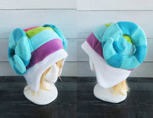 Load image into Gallery viewer, Custom Sheep Two-Toned Horns - Fleece Hat