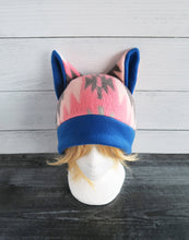Load image into Gallery viewer, Pink Desert Cat Fleece Hat - Sherpa Hat
