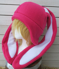 Load image into Gallery viewer, Two Toned Bunny Fleece Hat
