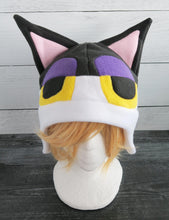 Load image into Gallery viewer, Punchy Animal Crossing cosplay costume Cat Fleece Hat New Horizons