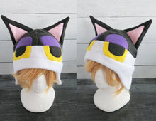 Load image into Gallery viewer, Punchy Animal Crossing cosplay costume Cat Fleece Hat New Horizons