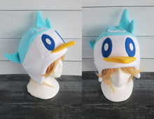 Load image into Gallery viewer, Pokemon Quaxly cosplay costume hat Halloween costume Quaxwell Quaquaval shiny Quaxly