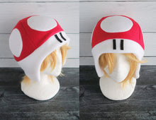 Load image into Gallery viewer, Mushroom and Toad Fleece Hat