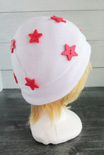 Load image into Gallery viewer, Star Fleece Hat - Plastic Stars
