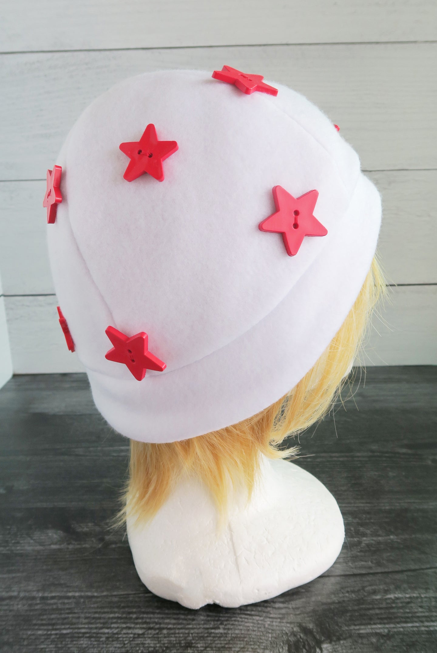 Star Fleece Hat - Plastic Stars