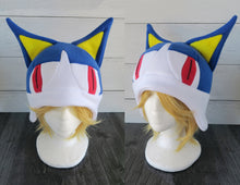 Load image into Gallery viewer, Rover Animal Crossing cosplay costume Cat Fleece Hat New Horizons