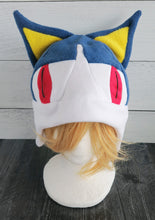 Load image into Gallery viewer, Rover Animal Crossing cosplay costume Cat Fleece Hat New Horizons