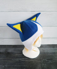 Load image into Gallery viewer, Rover Animal Crossing cosplay costume Cat Fleece Hat New Horizons
