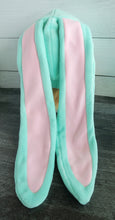Load image into Gallery viewer, Mint Green Bunny Fleece Hat