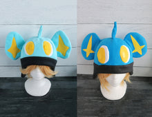 Load image into Gallery viewer, Yellow-Blue Lion Fleece Hat