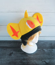 Load image into Gallery viewer, Yellow-Blue Lion Fleece Hat
