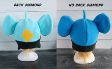 Load image into Gallery viewer, Yellow-Blue Lion Fleece Hat