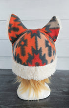 Load image into Gallery viewer, Southwest Cat Fleece Hat - Sherpa Hat