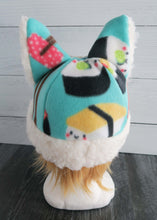 Load image into Gallery viewer, Sushi Rice Cat Fleece Hat - Sherpa Hat